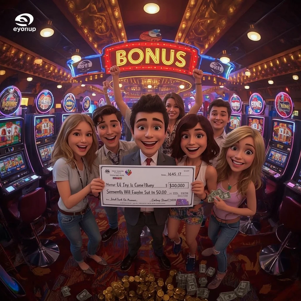 bonus dans les mains de l'homme au casino JULIUS CASINO